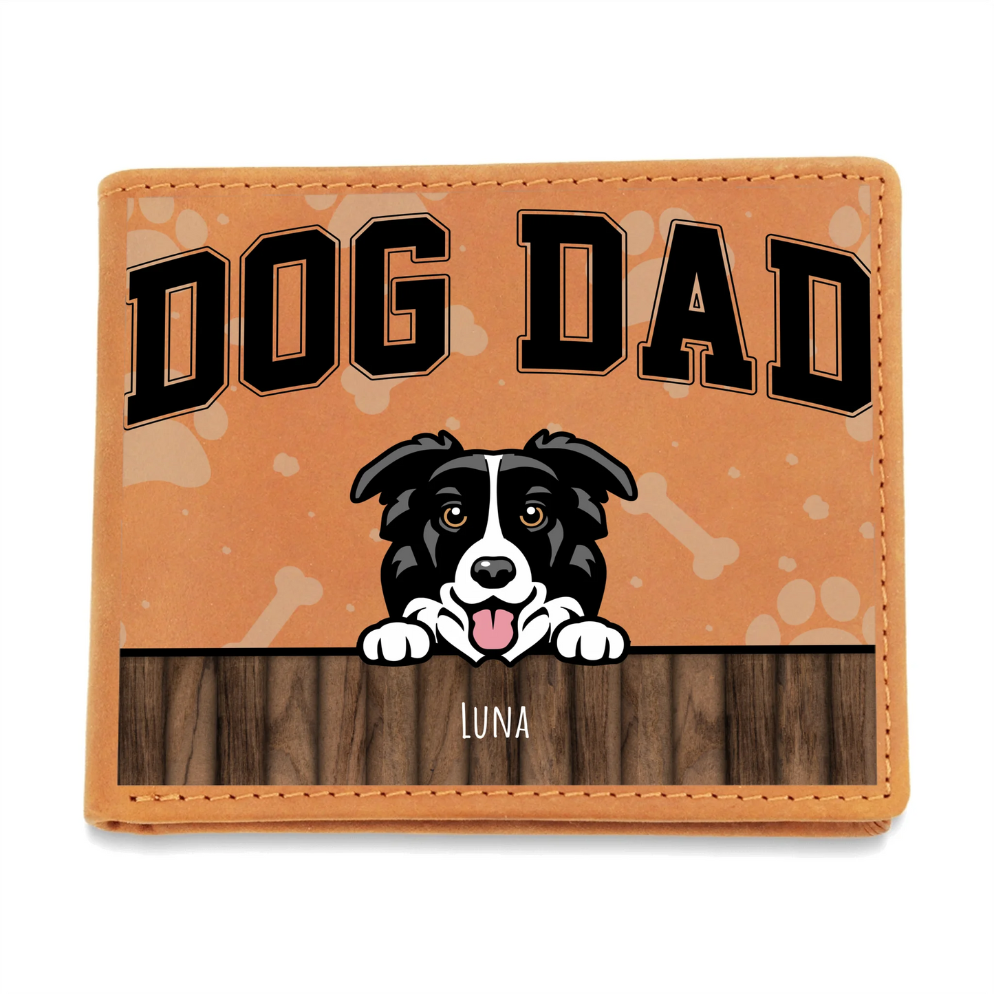 Engraved Leather Wallet 1