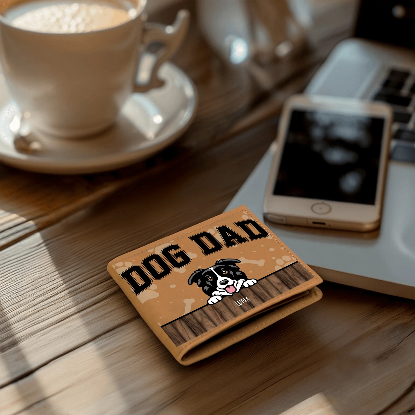 Engraved Leather Wallet 42