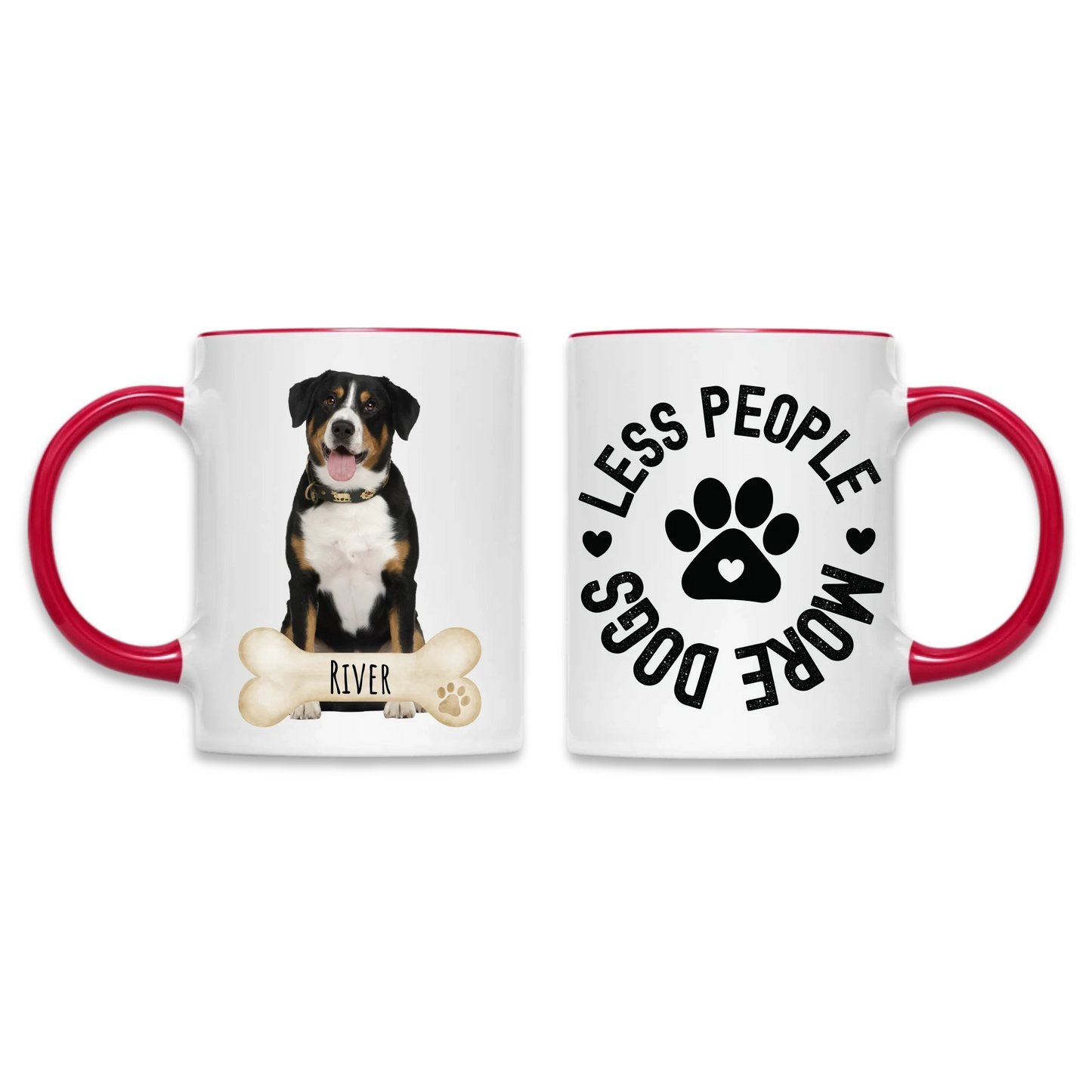 Red 11oz Accent Mug