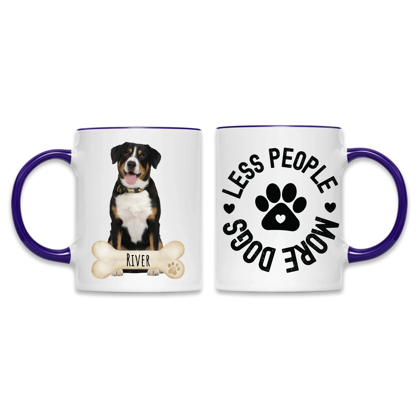 Navy 11oz Accent Mug