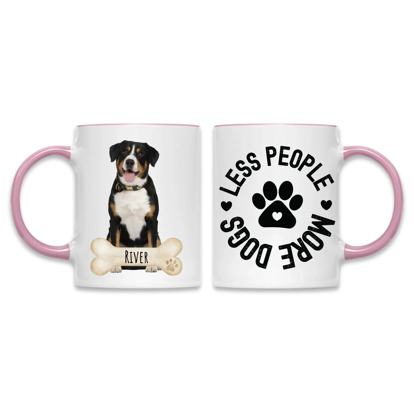 Pink 11oz Accent Mug
