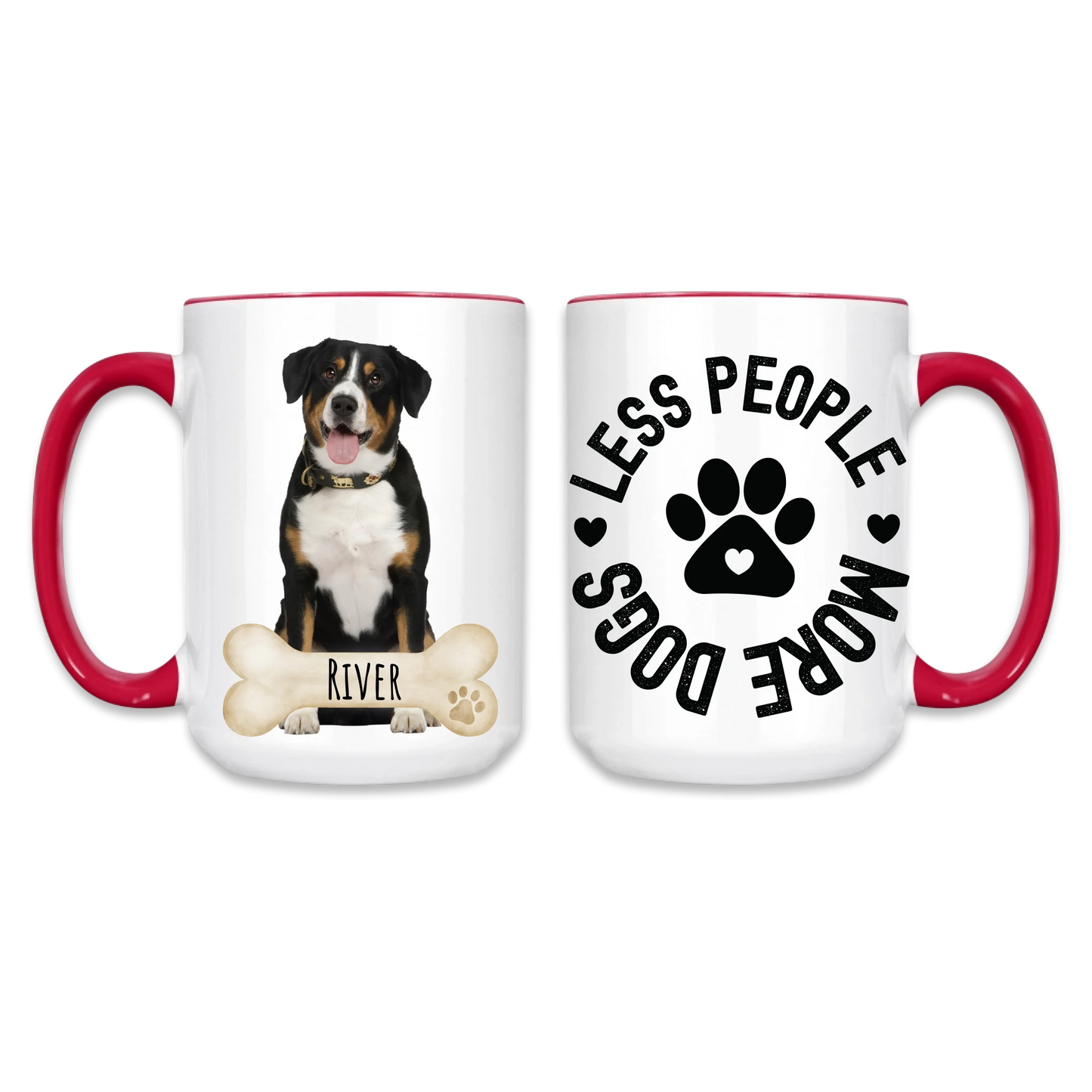 Red 15oz Accent Mug