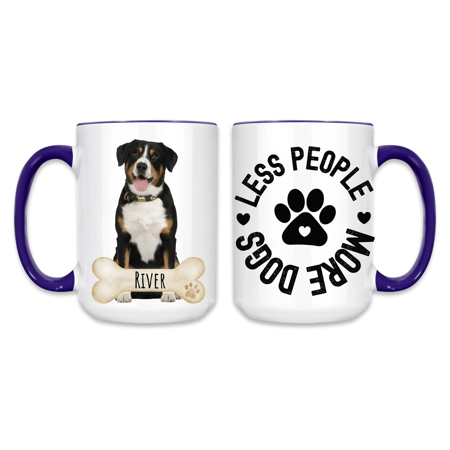 Navy 15oz Accent Mug