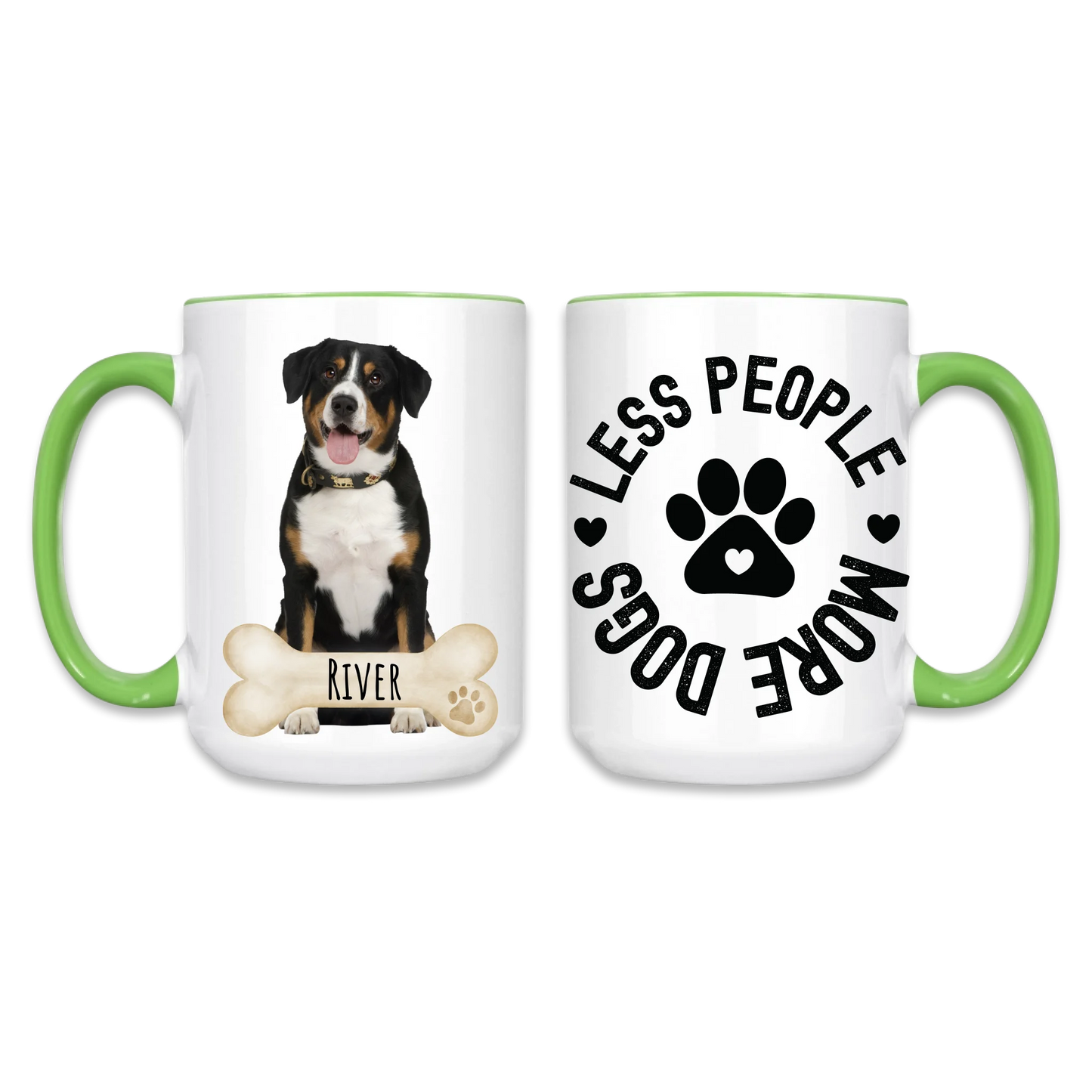 Green 15oz Accent Mug
