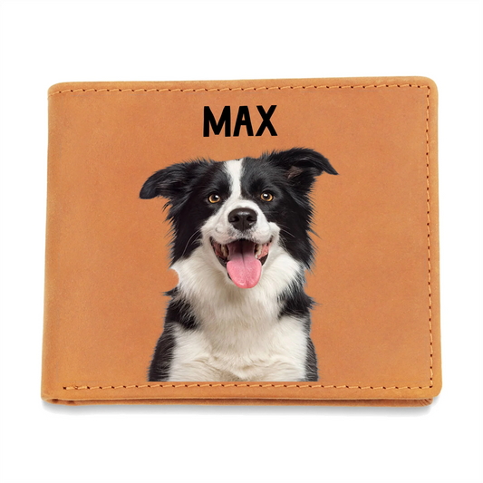 Engraved Leather Wallet 1