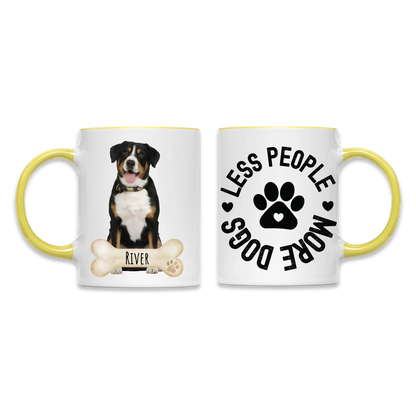 Yellow 11oz Accent Mug