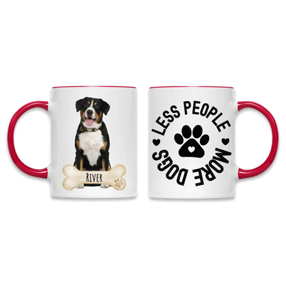 Red 11oz Accent Mug