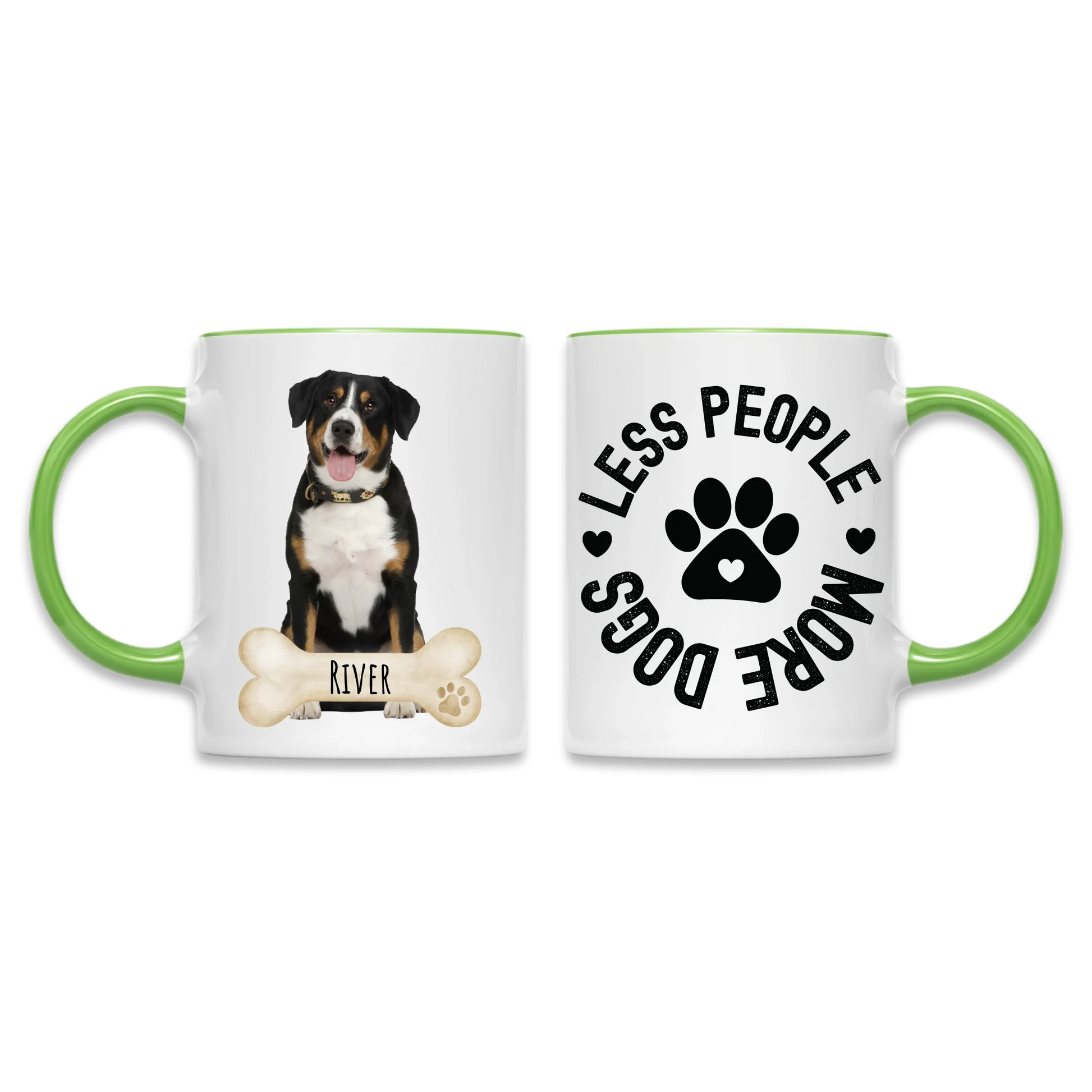 Green 11oz Accent Mug