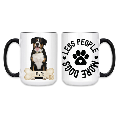 Black 15oz Accent Mug