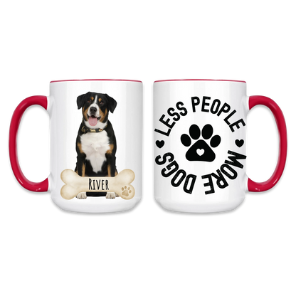 Red 15oz Accent Mug