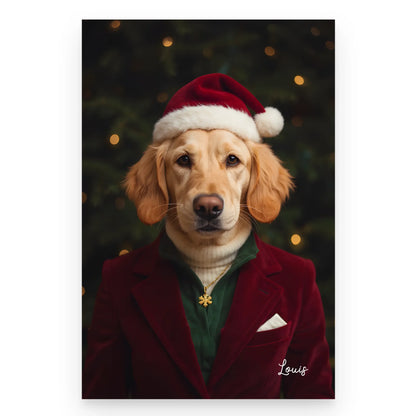 Dressed to Impress - Custom Dog or Cat - Premium Poster