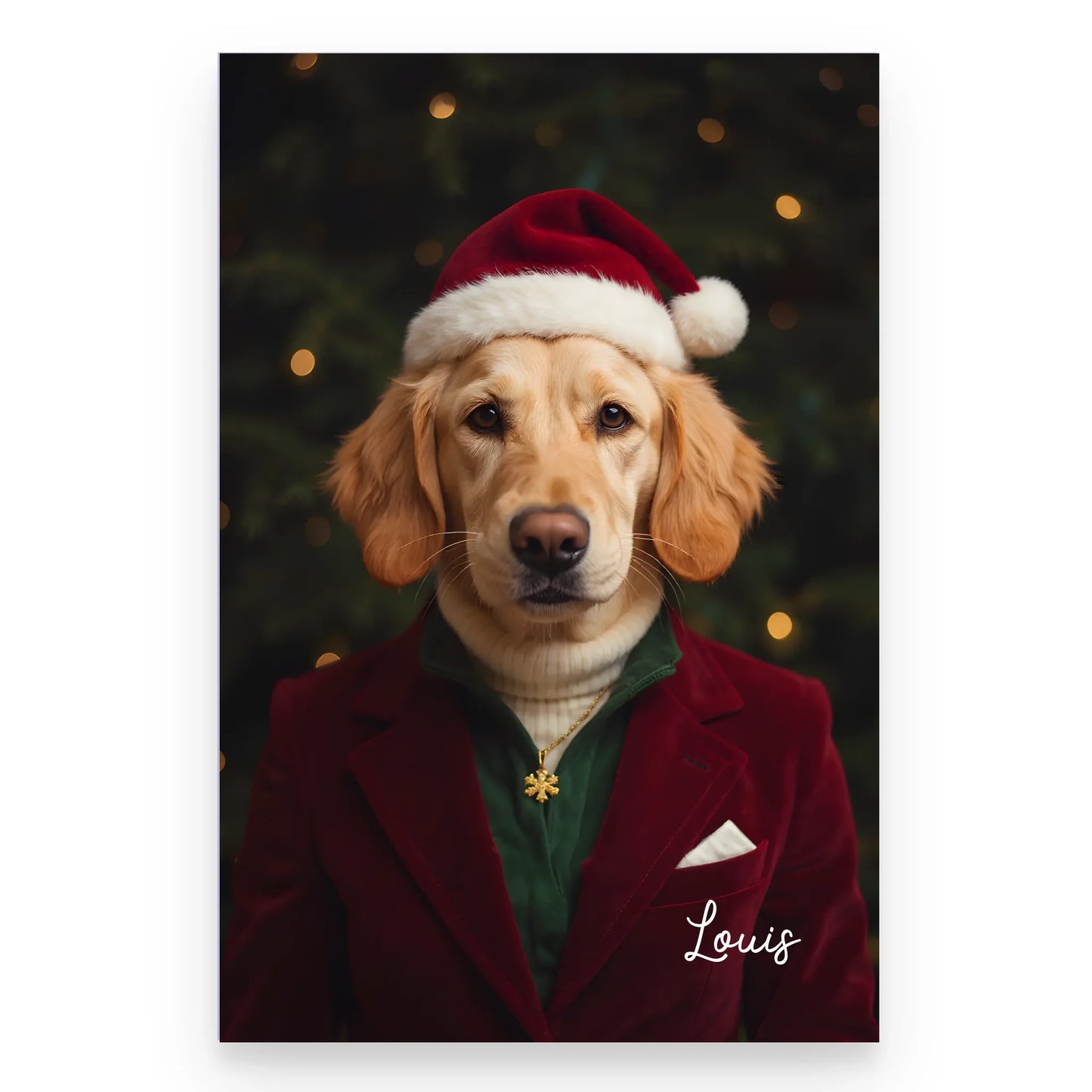 Dressed to Impress - Custom Dog or Cat - Premium Poster