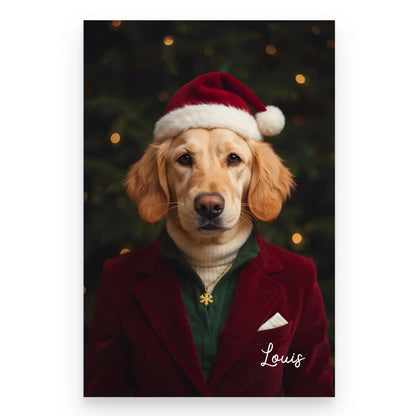 Dressed to Impress - Custom Dog or Cat - Premium Poster
