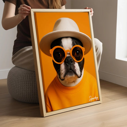 Framed_Canvas_Person_Holding_Wood_Frame