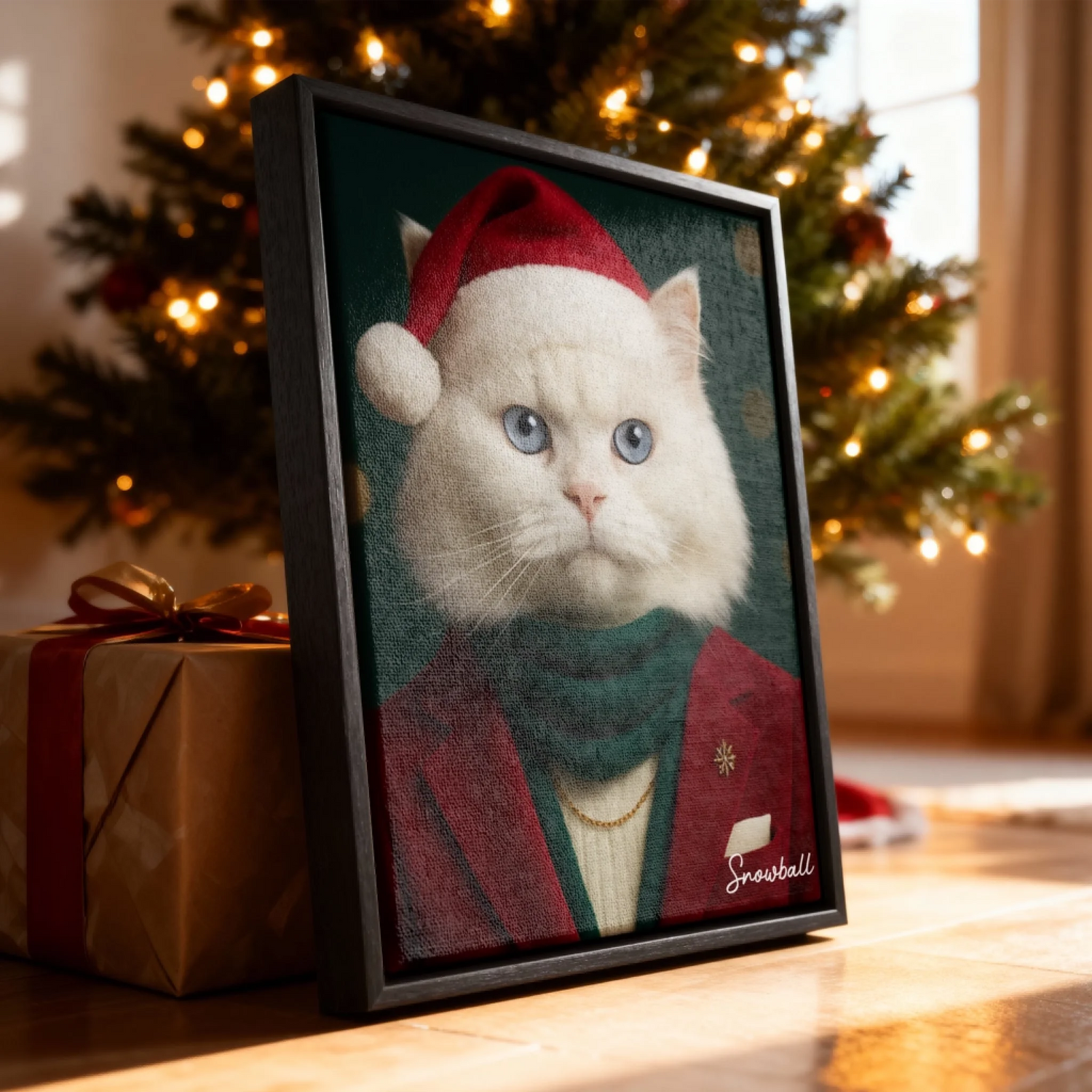 Snowball Christmas Mockup